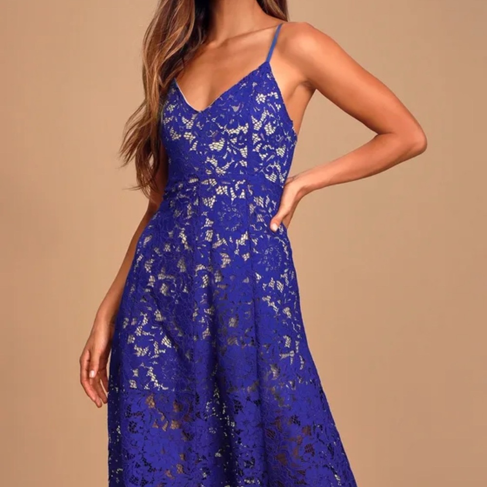 Lulus small one wish lace dress